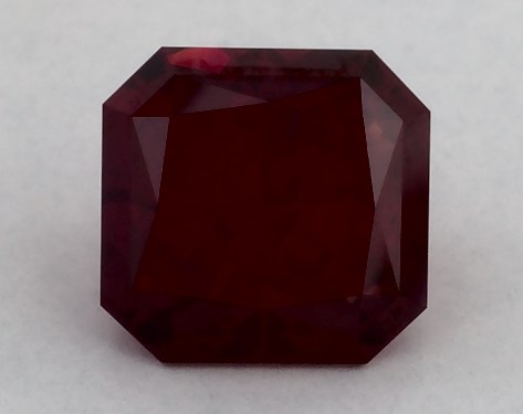 IGI 1.62 Carat Fancy Red-VS1 Square Radiant Cut Lab-Grown Diamond